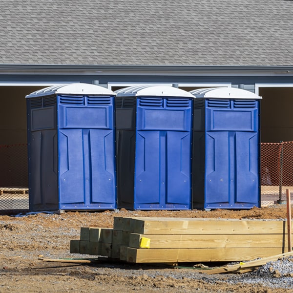 are there different sizes of portable restrooms available for rent in Fairmount